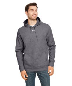 UNDER ARMOUR® Men's Hustle Pullover Hooded Sweatshirt #1300123 Carbon Front