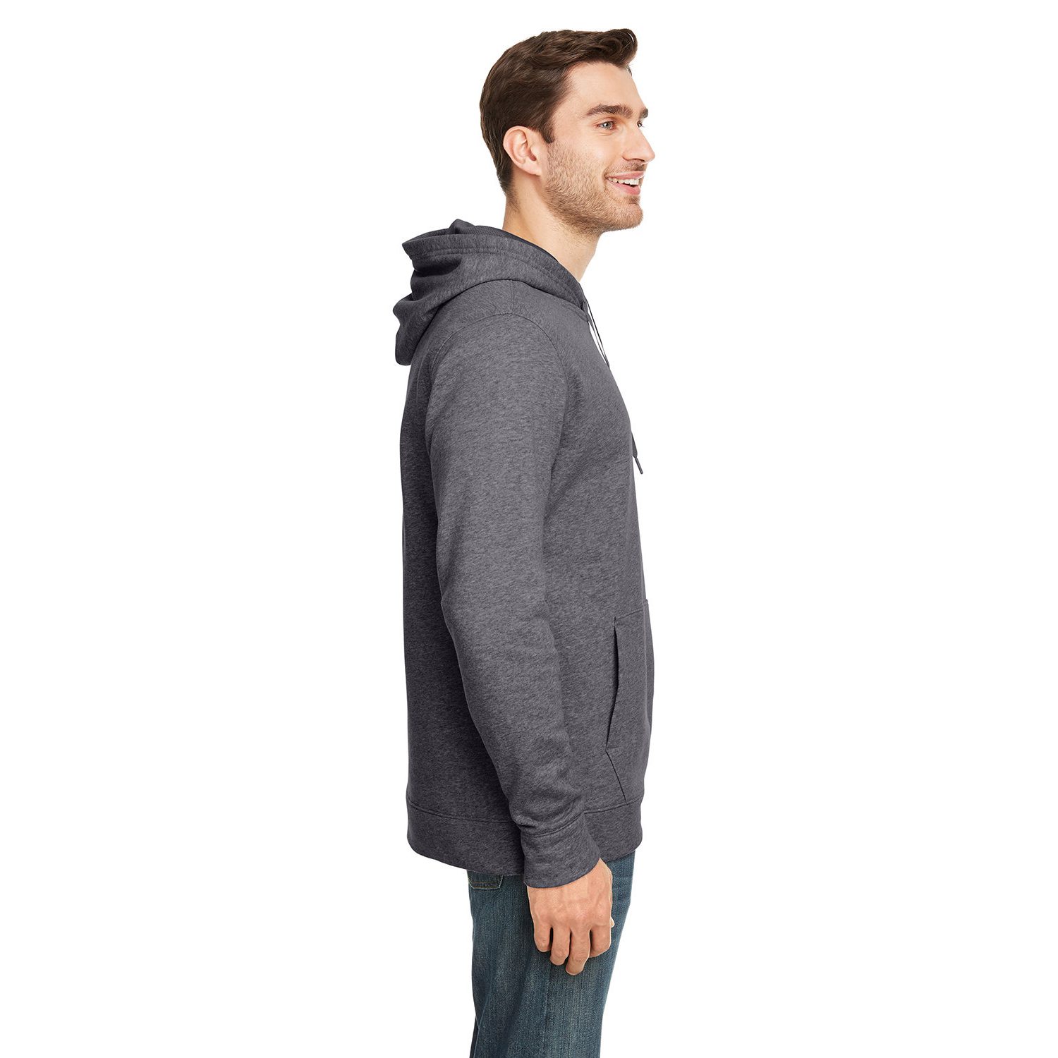UNDER ARMOUR® Men's Hustle Pullover Hooded Sweatshirt #1300123 Carbon Side