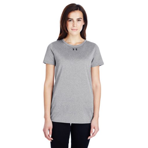 UNDER ARMOUR® Ladies' Locker T-Shirt 2.0 #1305510 Graphite Front