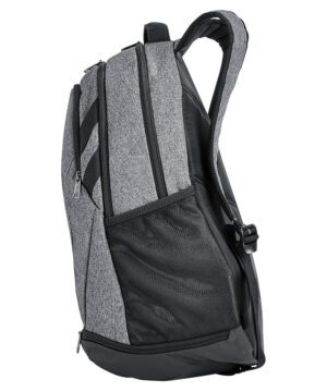 UNDER ARMOUR® Unisex Hustle II Backpack #1306060 Graphite / Black Side