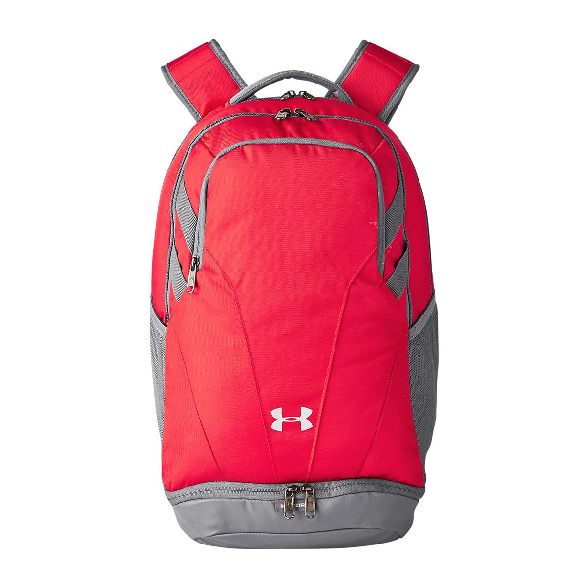 UNDER ARMOUR® Unisex Hustle II Backpack #1306060 Red / Silver