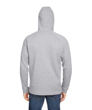 UNDER ARMOUR® Men's Hustle Full-Zip Hooded Sweatshirt #1351313 Graphite Back