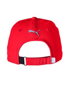 Puma Golf Adult Pounce Adjustable Cap #22673 Red Back