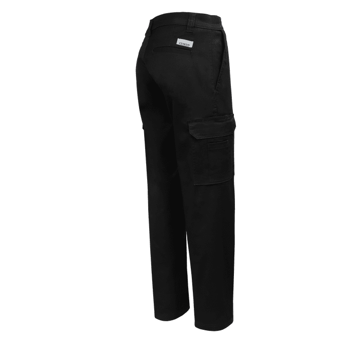 Gatts Work Wear Workwear Stretch Cargo Pant #011EX Black Side
