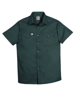 Big Bill Premium Short-Sleeve Work Shirt #137 Green