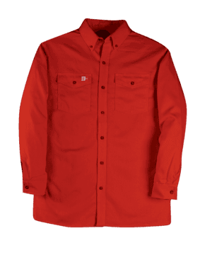Big Bill FLAME-RESISTANT Button-Down Dress Shirt #147BDUS7 Red