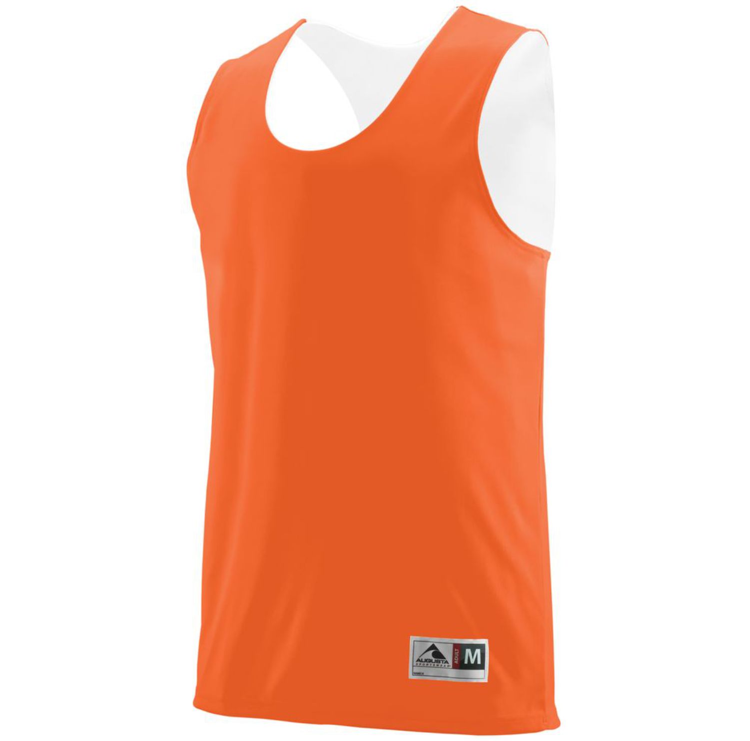 Augusta Sportswear Reversible Wicking Tank #148 Orange / White