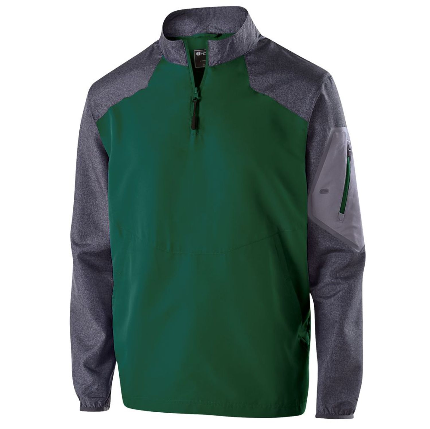 Holloway Raider Pullover #229155 Carbon Print / Forest