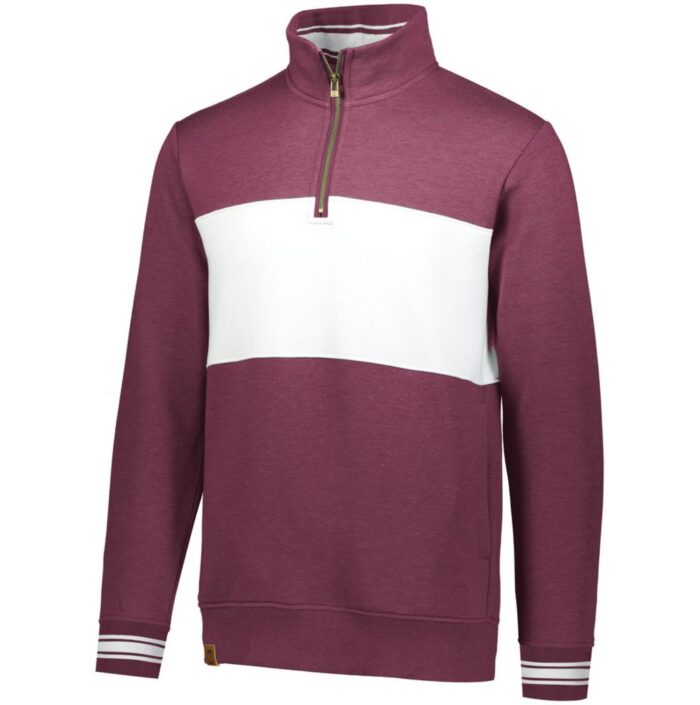 Holloway Ivy League Pullover #229565 Maroon Heather Front