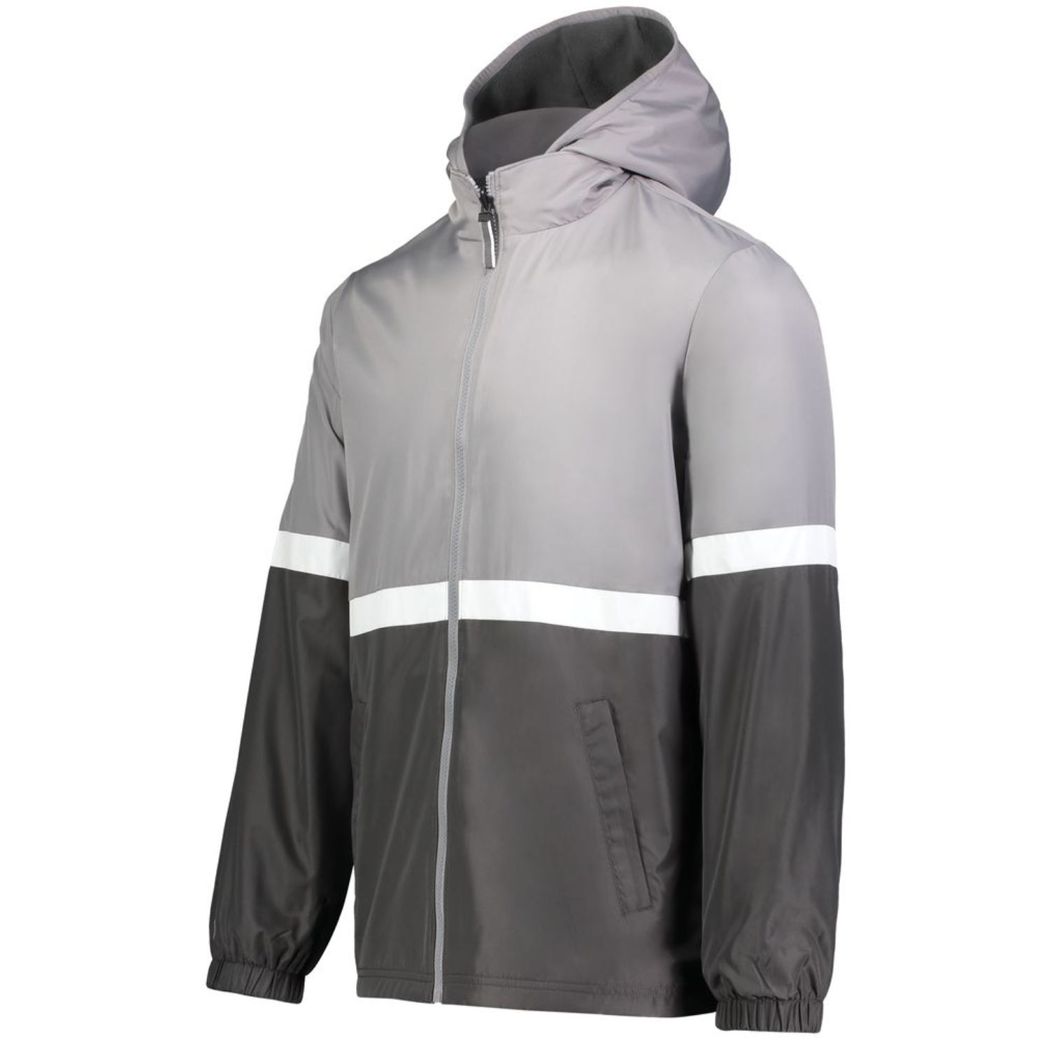Holloway Turnabout Reversible Jacket #229587 Athletic Grey / Carbon