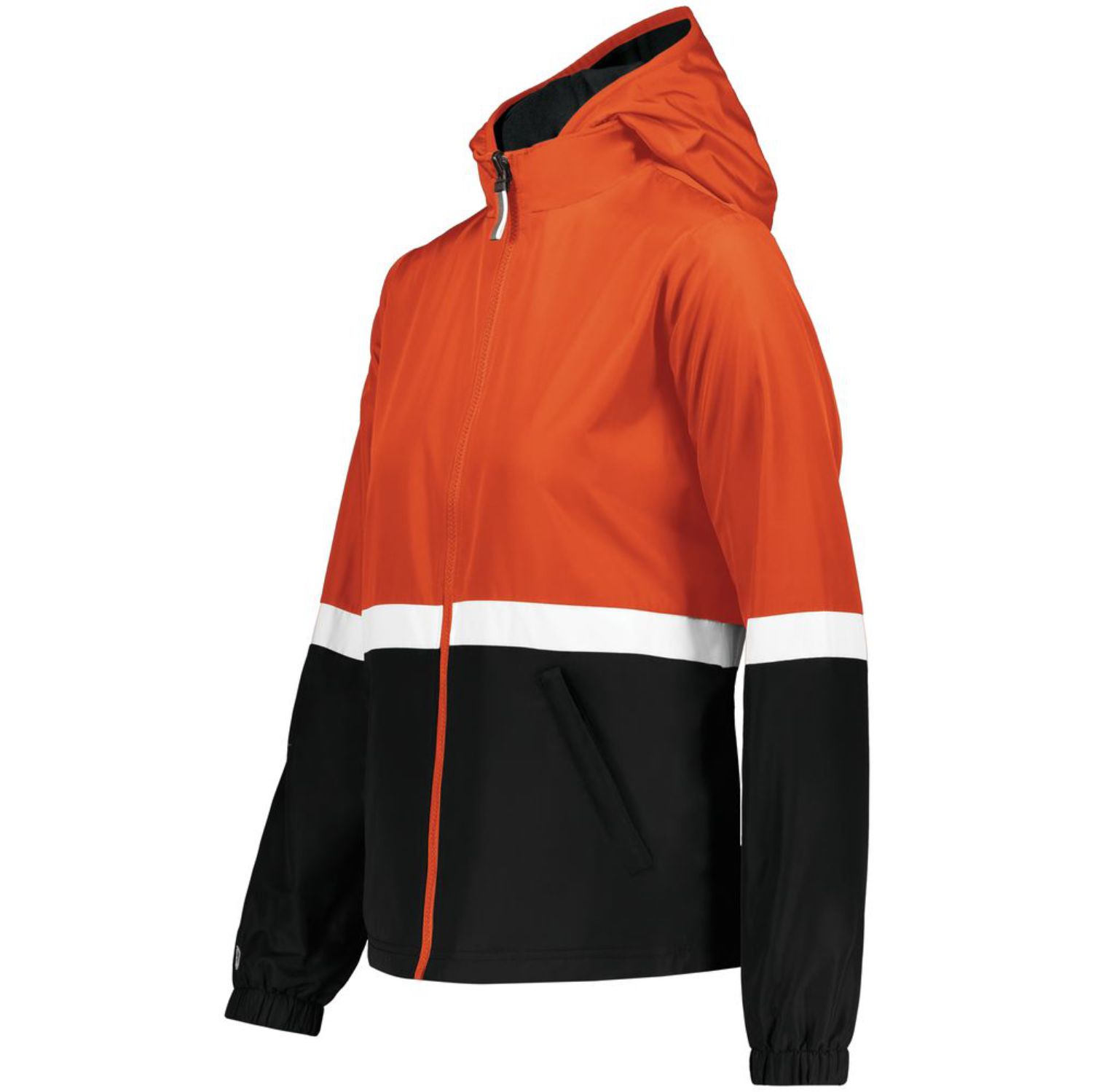 Holloway Ladies Turnabout Reversible Jacket #229787 Orange / Black Front