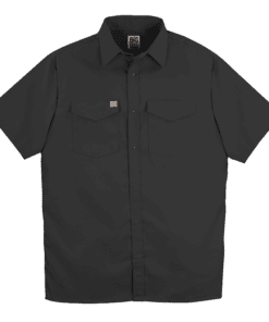 Big Bill Premium Short-Sleeve Snap Front Work Shirt #237 Black