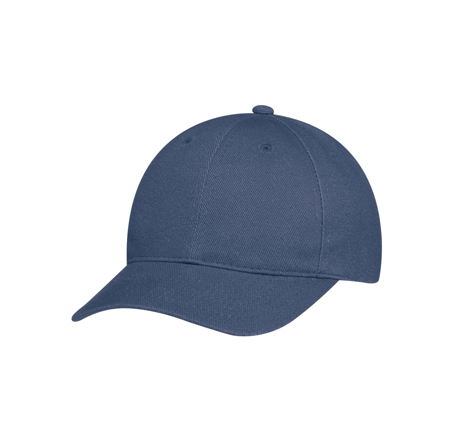 AJM Heavyweight Brushed Cotton Drill 6 Panel Constructed Contour Hat #2C390M Navy