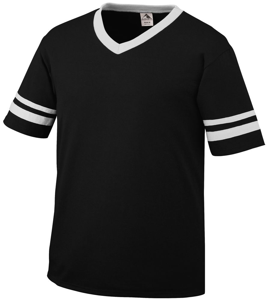 Augusta Sportswear Sleeve Stripe Jersey #360 Black / White
