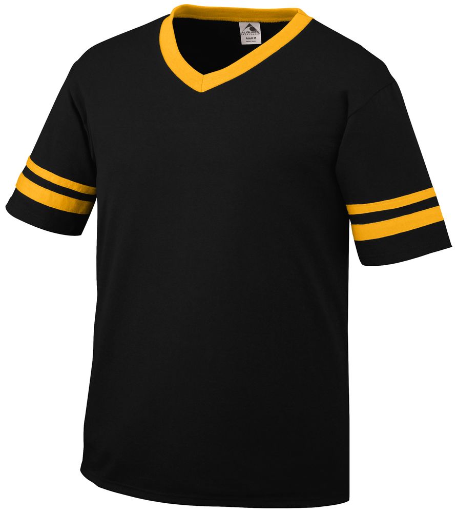 Augusta Sportswear Sleeve Stripe Jersey #360 Gold / Black