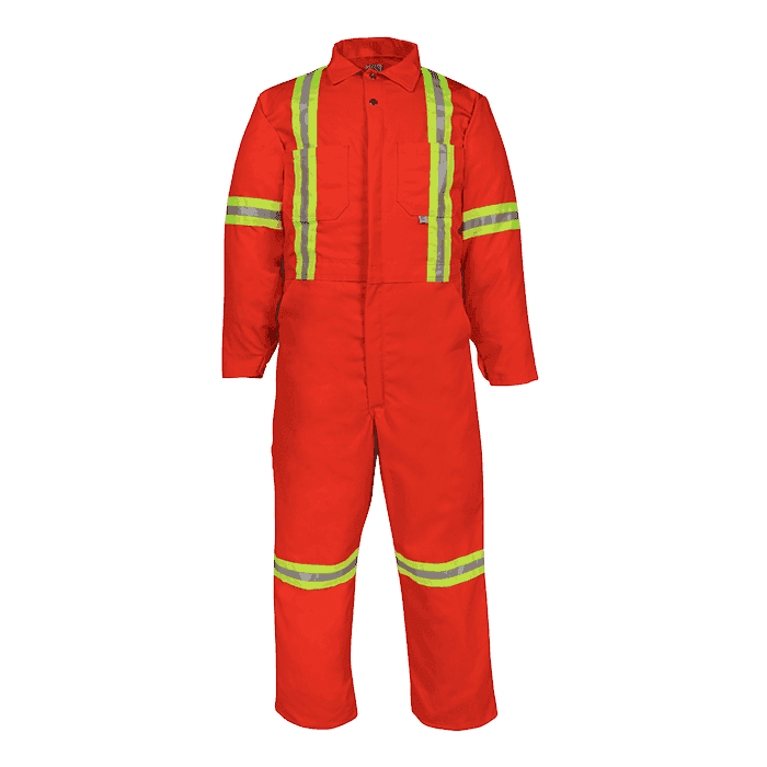 Big Bill Premium Work Coverall With Reflective Material #429BF Navy Orange