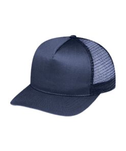 AJM 5-Panel Pro-Look Hat (Mesh Back) #5800M Navy