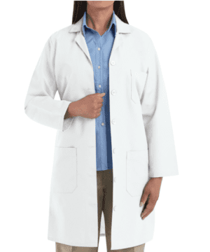 Premium Uniforms Ladies' Lab Coat #6185 White