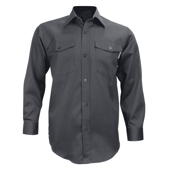 Gatts Work Wear Long Sleeve Shirt #625 Grey