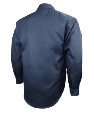 Gatts Work Wear Long Sleeve Shirt #625 Navy Back