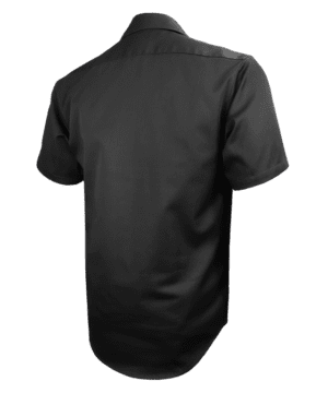 Gatts Work Wear Short Sleeve Shirt #650 Black Back