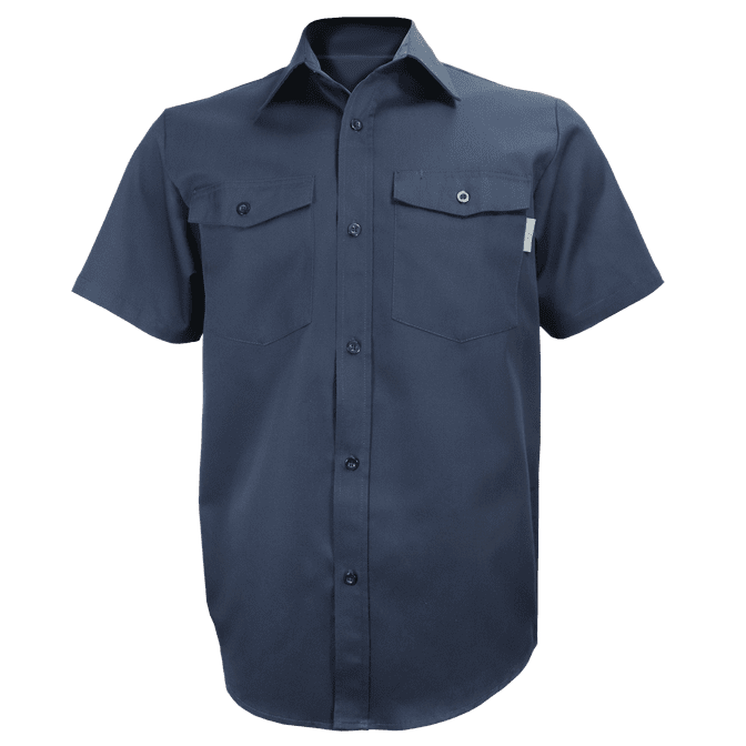Gatts Work Wear Short Sleeve Shirt #650 Navy