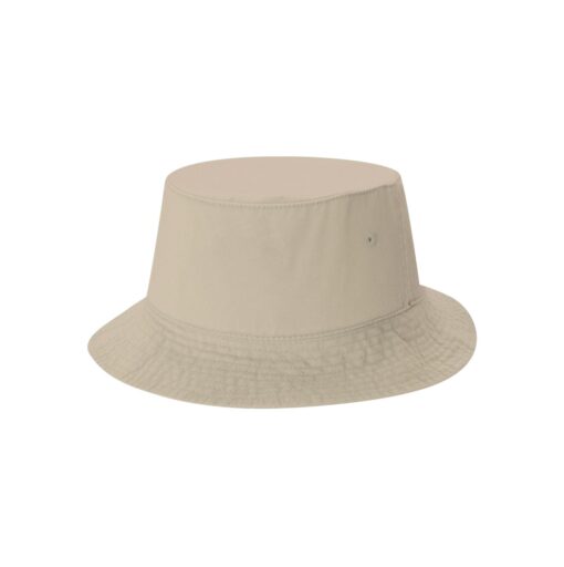 AJM Regular Dyed, Garment Washed Cotton Drill Deluxe Bucket Hat (Fitted) #6B100 Natural