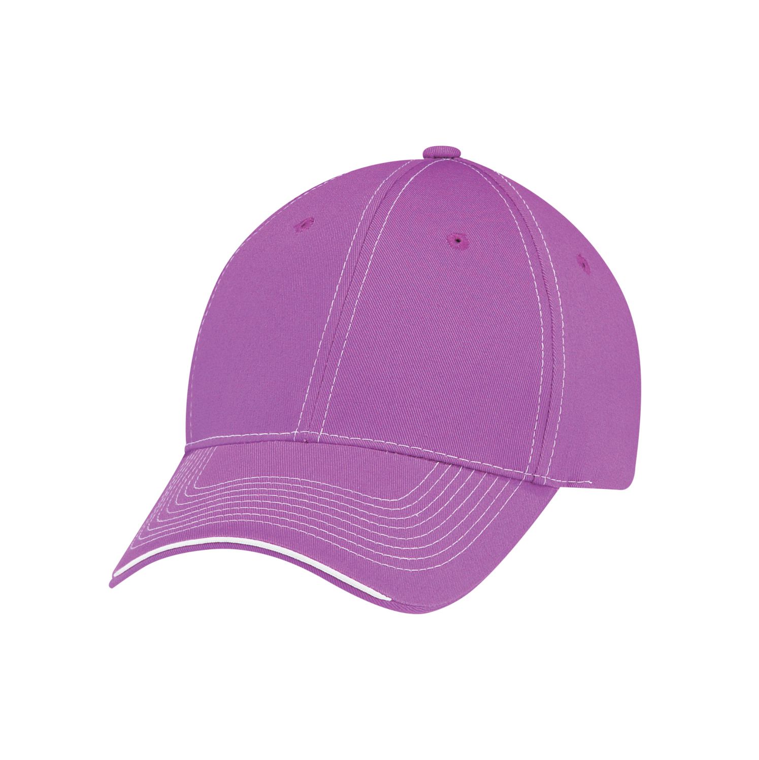 AJM 6-Panel Constructed Full-Fit Hat #6F617M Periwinkle / White