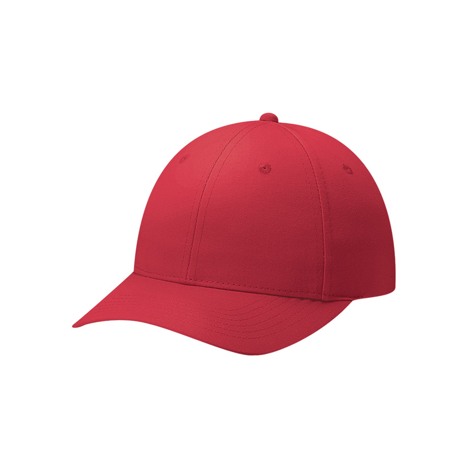 AJM 6-Panel Constructed Contour Hat #6J400M Red