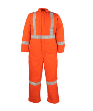 Big Bill Premium Twill Insulated Coverall With Reflective Material #838CRT Orange Front