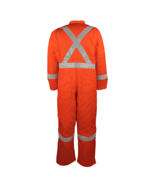 Big Bill Premium Twill Insulated Coverall With Reflective Material #838CRT Orange Back