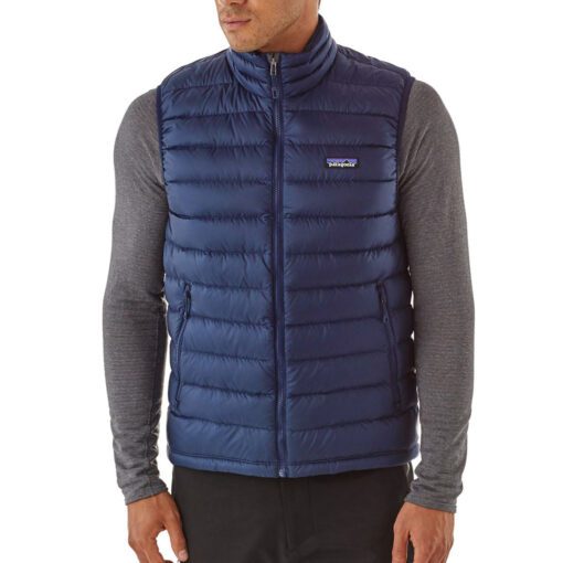 Patagonia Men's Down Sweater Vest #84622 Navy Front