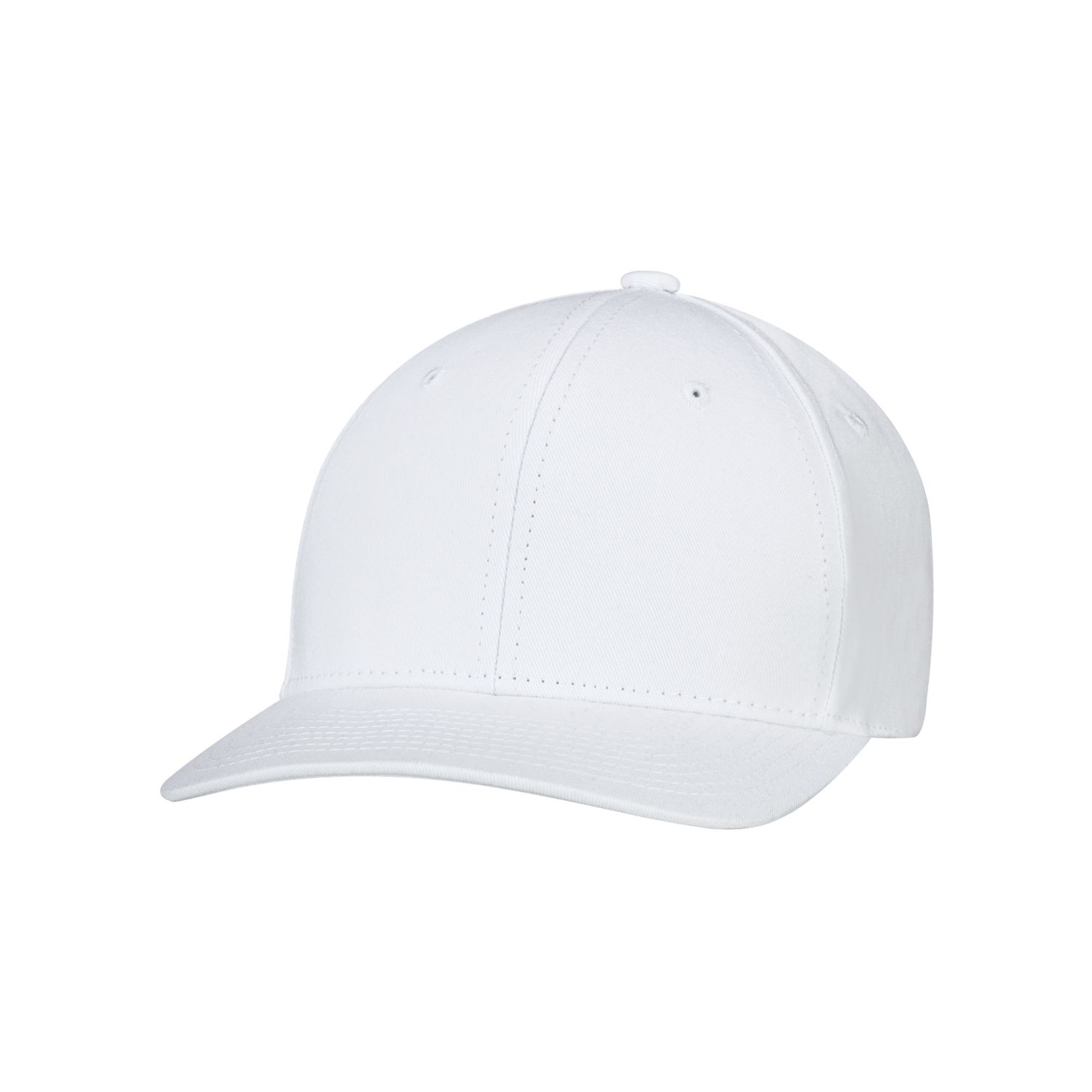 AJM 6-Panel Constructed Pro-Round Hat #8F010M White