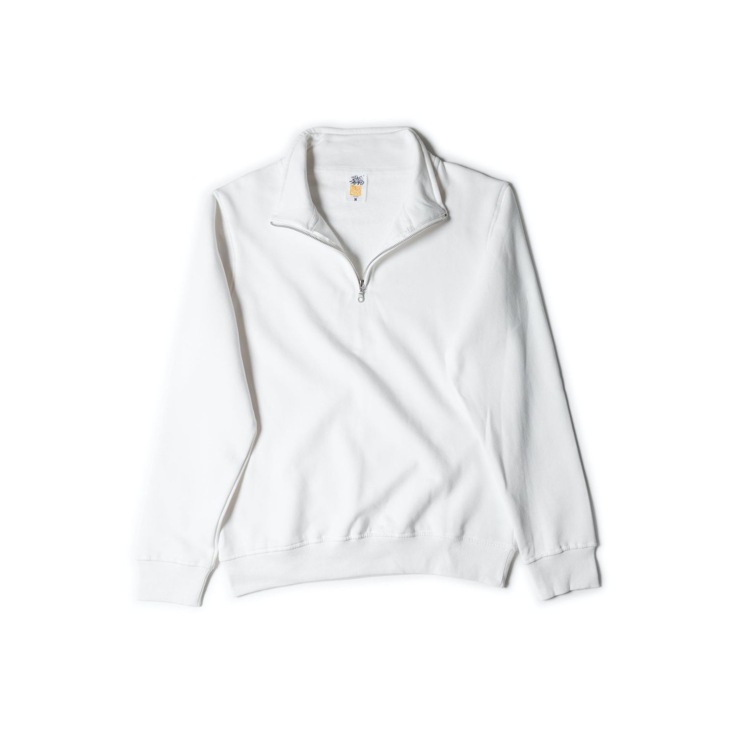 Just Like Hero Quarter-Zip Sweatshirt #4020 White