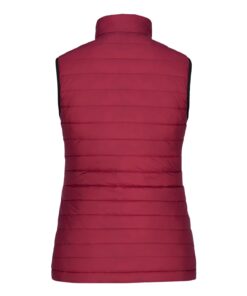 Canada Sportswear LADIES LIGHTWEIGHT PUFFY VEST #L00906 Red Back