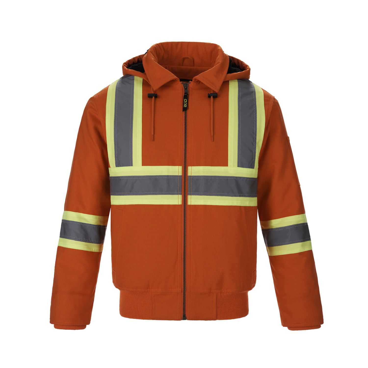 Canada Sportswear HiVis Bomber Jacket with Sherpa Lining #L01290 Orange