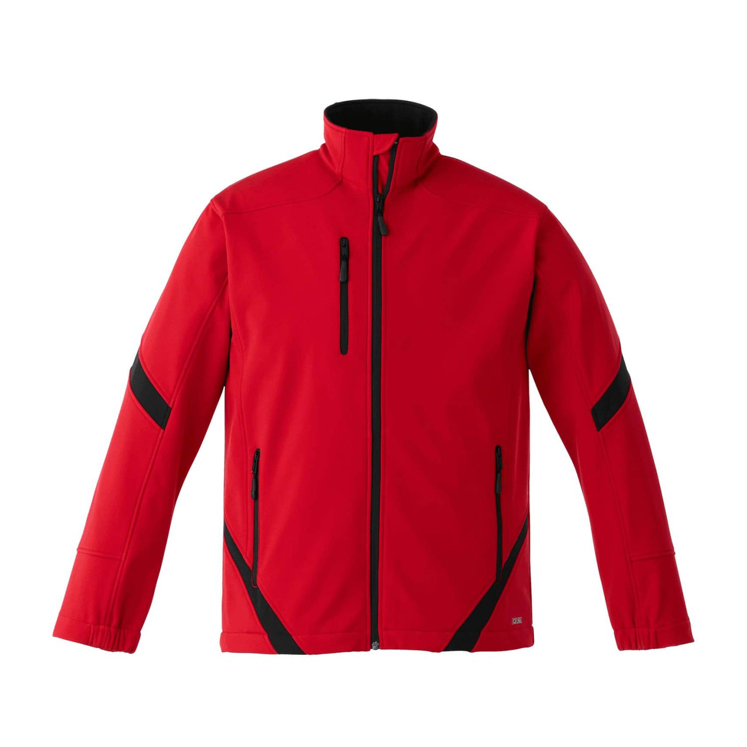 Canada Sportswear MENS COLOUR CONTRAST UNLINED SOFTSHELL JACKET #L07225 Red / Black