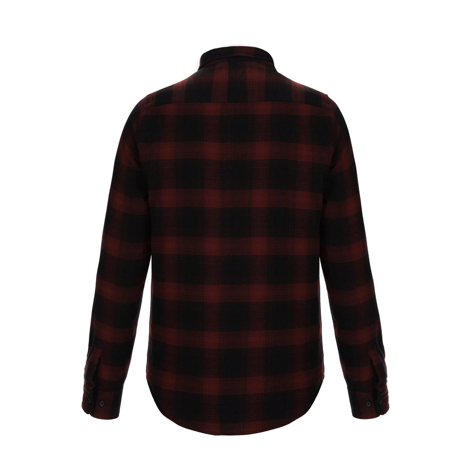 Canada Sportswear Brushed Flannel Shirt #S04505 Red Back
