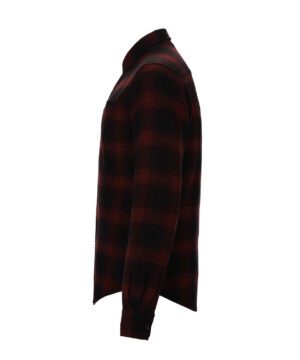 Canada Sportswear Brushed Flannel Shirt #S04505 Red Side