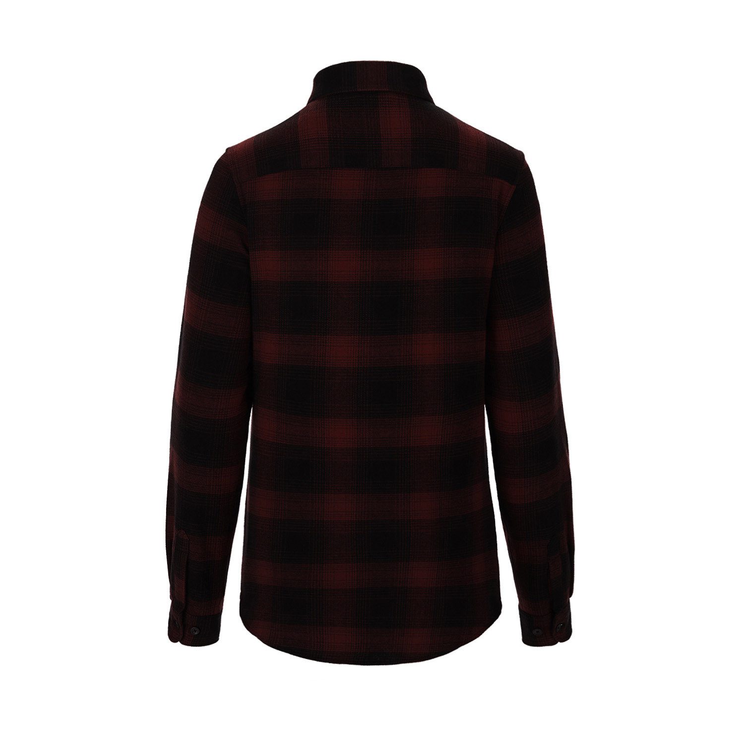 Canada Sportswear Ladies Brushed Flannel Shirt #S04506 Red Back