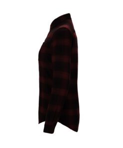 Canada Sportswear Ladies Brushed Flannel Shirt #S04506 Red Side