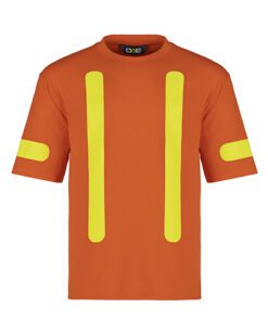 Canada Sportswear Cotton Safety T-shirt #S05933 Orange Front