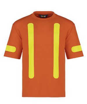 Canada Sportswear Cotton Safety T-shirt #S05933 Orange Front