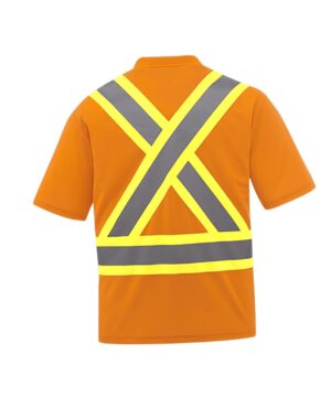 Canada Sportswear HI-VIS SAFETY T-SHIRT #S05960 Hi-Vis Orange Back
