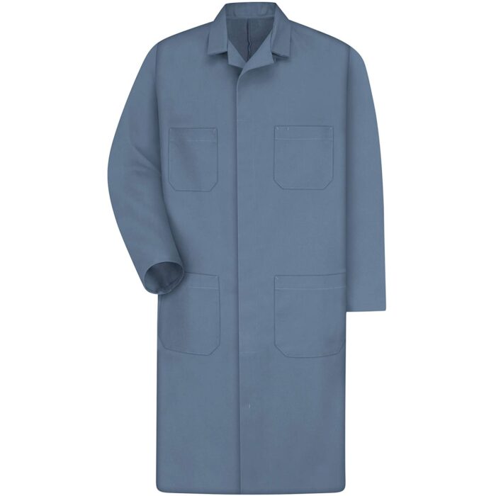 Premium Uniforms Poly/Cotton Shop Coat #S810 Blue Front