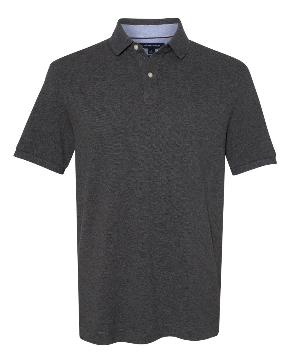 Tommy Hilfiger Classic Fit Ivy Pique Polo #13H1867 Charcoal