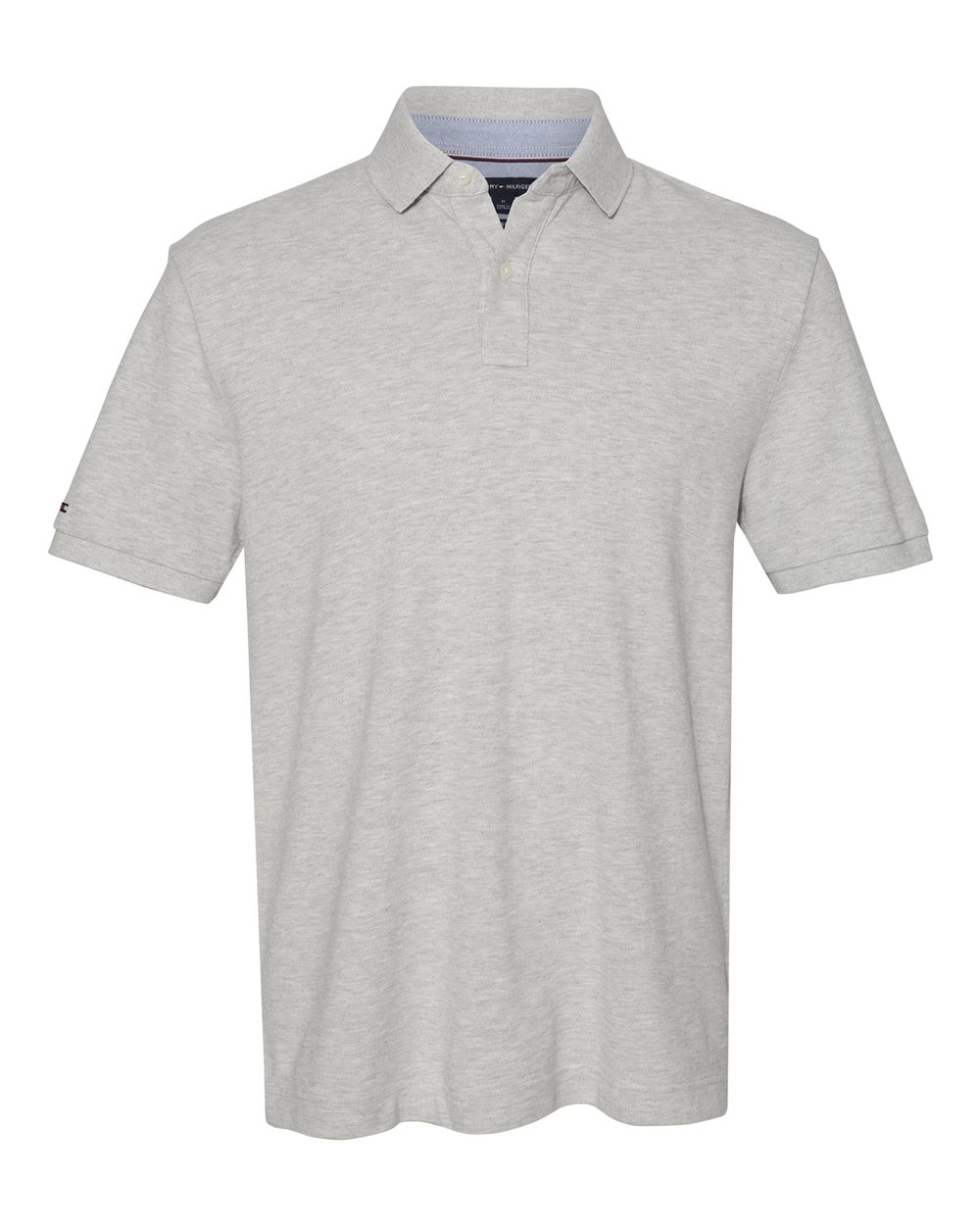 Tommy Hilfiger Classic Fit Ivy Pique Polo #13H1867 Light Grey Heather