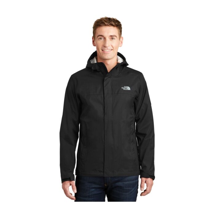 THE NORTH FACE DRYVENT RAIN JACKET #NF0A3LH4 Black Front