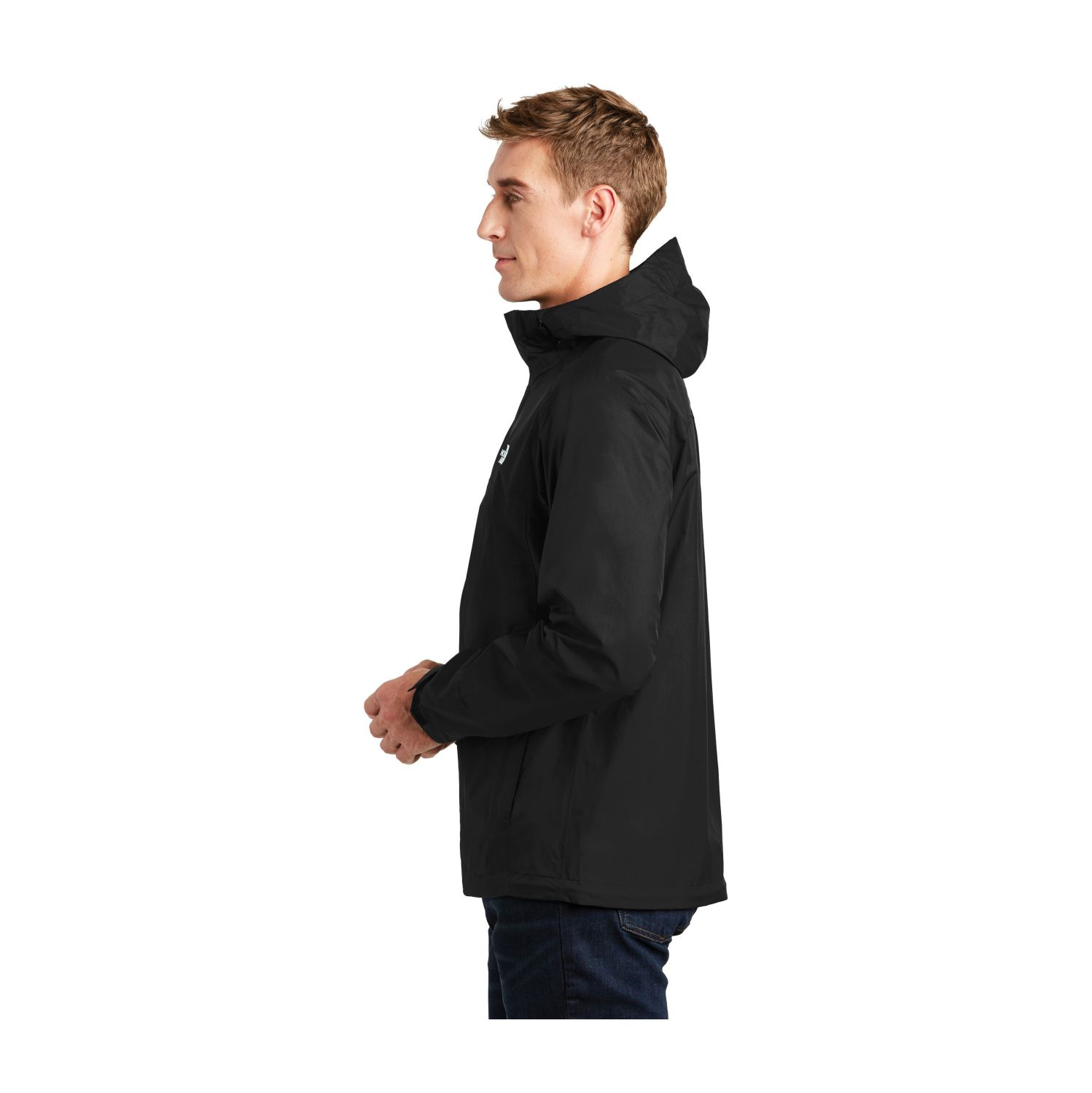 THE NORTH FACE DRYVENT RAIN JACKET #NF0A3LH4 Black Side