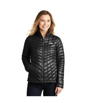 THE NORTH FACE THERMOBALL TREKKER LADIES' JACKET #NF0A3LHK Black Front